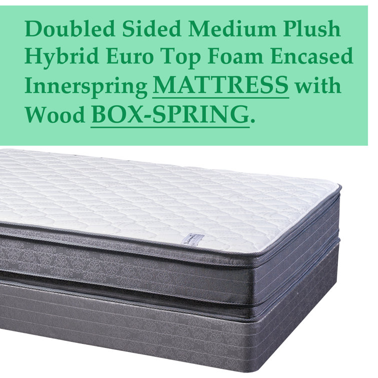 Spinal Solution 20'' Plush Innerspring Mattress and Box Spring